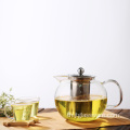 กาน้ำชาแก้วปริมาณมากไมโครเวฟและเตาตั้งพื้น